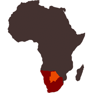 Carte Botswana