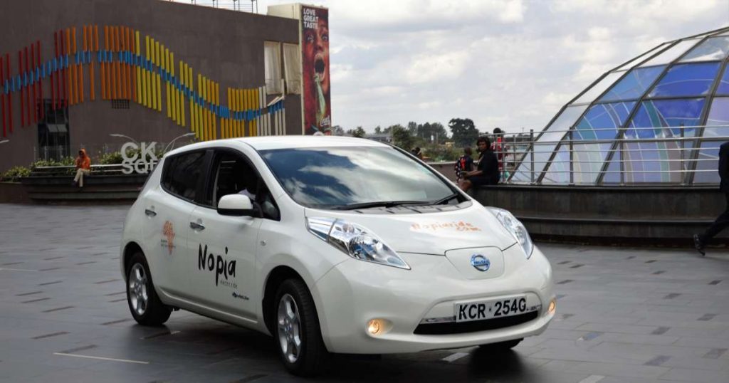 KENYA : EkoRent se lance à Nairobi dans le taxi, façon Uber, mais tout électrique©Nopia Ride