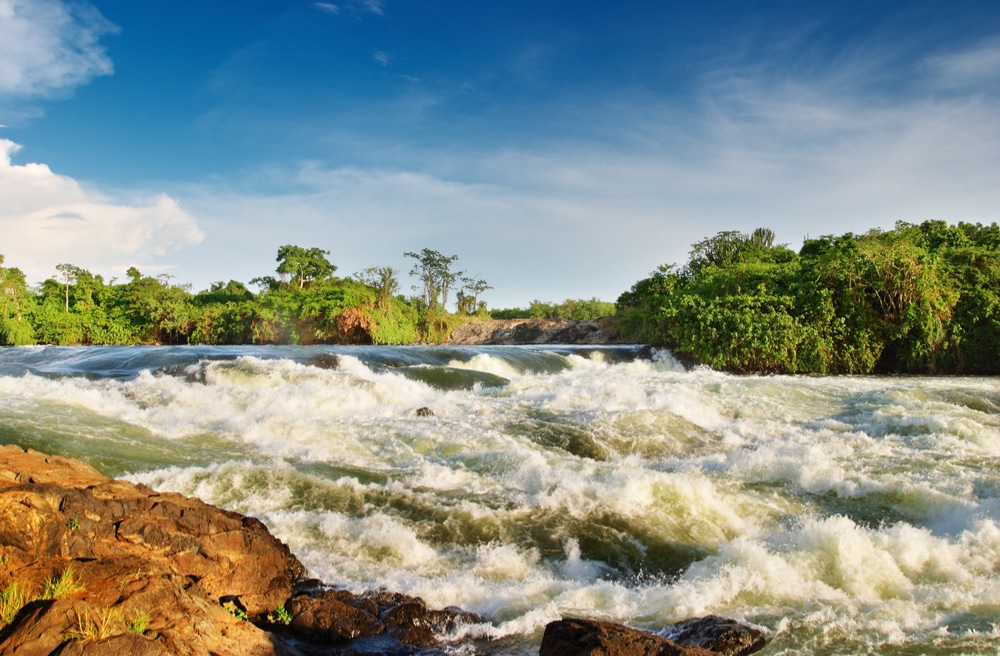 Nil blanc, chutes de Bujagali, Ouganda. © Dimitri Pichugin / Shutterstock.