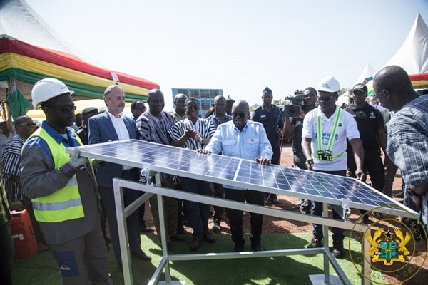 GHANA : lancement de la construction de deux centrales solaires financées par la KfW©Présidence de la République du Ghana