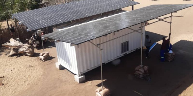 MALAWI : SustainSolar connecte un mini-grid solaire conteneurisé à Mthembanji©SustainSolar