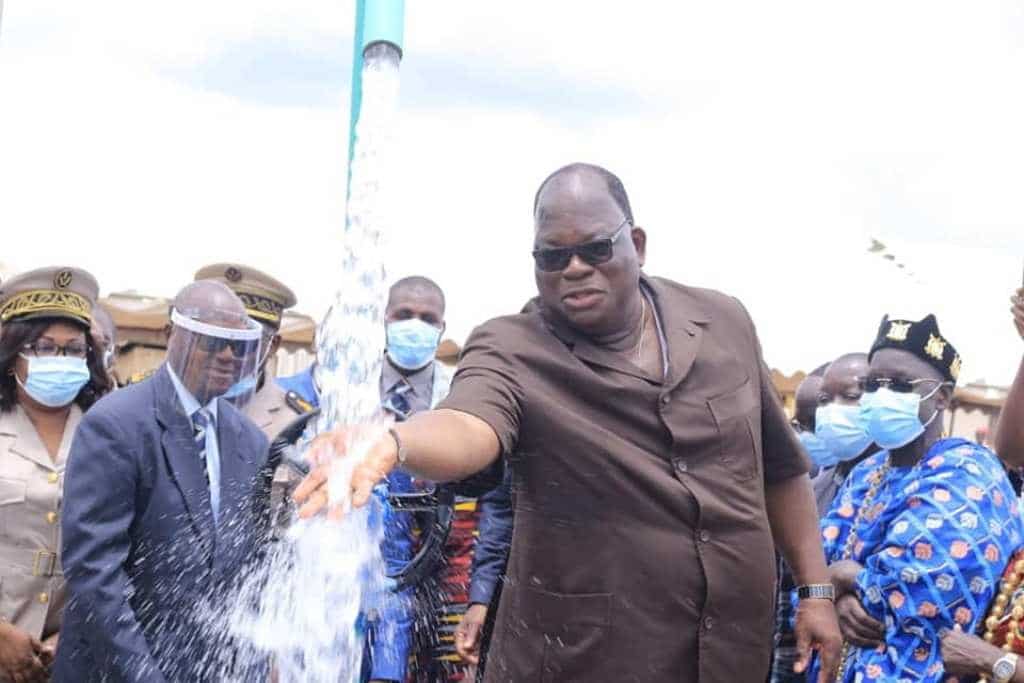 COTE D’IVOIRE : le gouvernement inaugure 2 châteaux d’eau dans la région de Moronou©Gouvernement de la Côte d'Ivoire