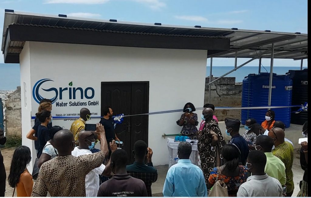 GHANA : Grino installe un système de dessalement à l’énergie solaire à Cape Coast©Grino