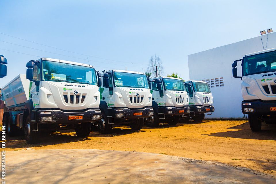 BENIN: SGDS-GN equips itself with 80 trucks to improve waste collection©SGDS-GN