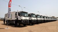 GUINEA: Anasp receives 56 trucks to improve waste collection in Conakry©Presidency of the Republic of Guinea