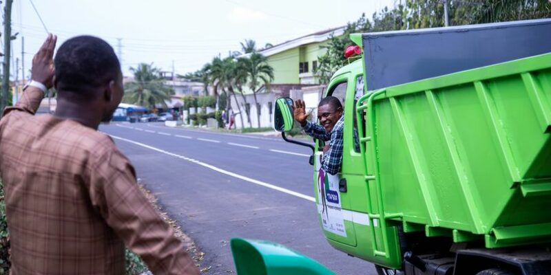 GHANA : Dispose Green collectera les déchets solides à la demande dans tout le pays©Dispose Green