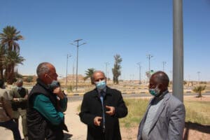 LIBYE : le Pnud installe 284 lampadaires solaires à l’aéroport de Sebha 