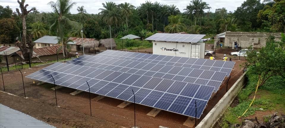 SIERRA LEONE: PowerGen connects solar mini-grids for 4 rural communities © PowerGen