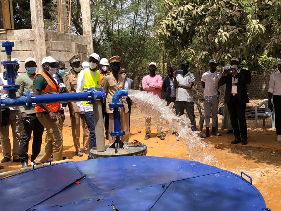 SÉNÉGAL : la Sones raccorde 60 000 personnes au réseau d’eau de la Sen’Eau à Nguékokh©Sones