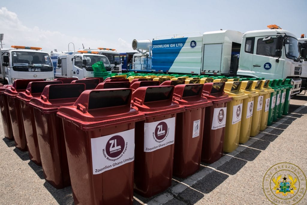GHANA : Zoomlion renforce ses performances opérationnelles avec 101 camions-poubelles ©Présidence de la République du Ghana
