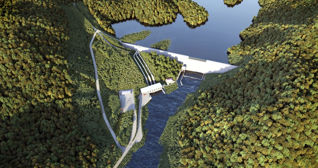 GABON: Meridiam and GPC complete the financing of the Kinguélé Aval dam (35 MW) © Meridiam