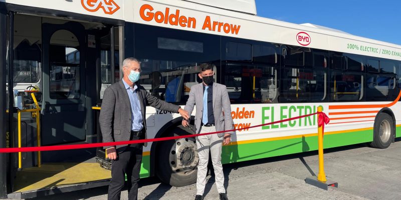 SOUTH AFRICA: Golden Arrow introduces electric buses to its fleet in Cape Town© Golden Arrow