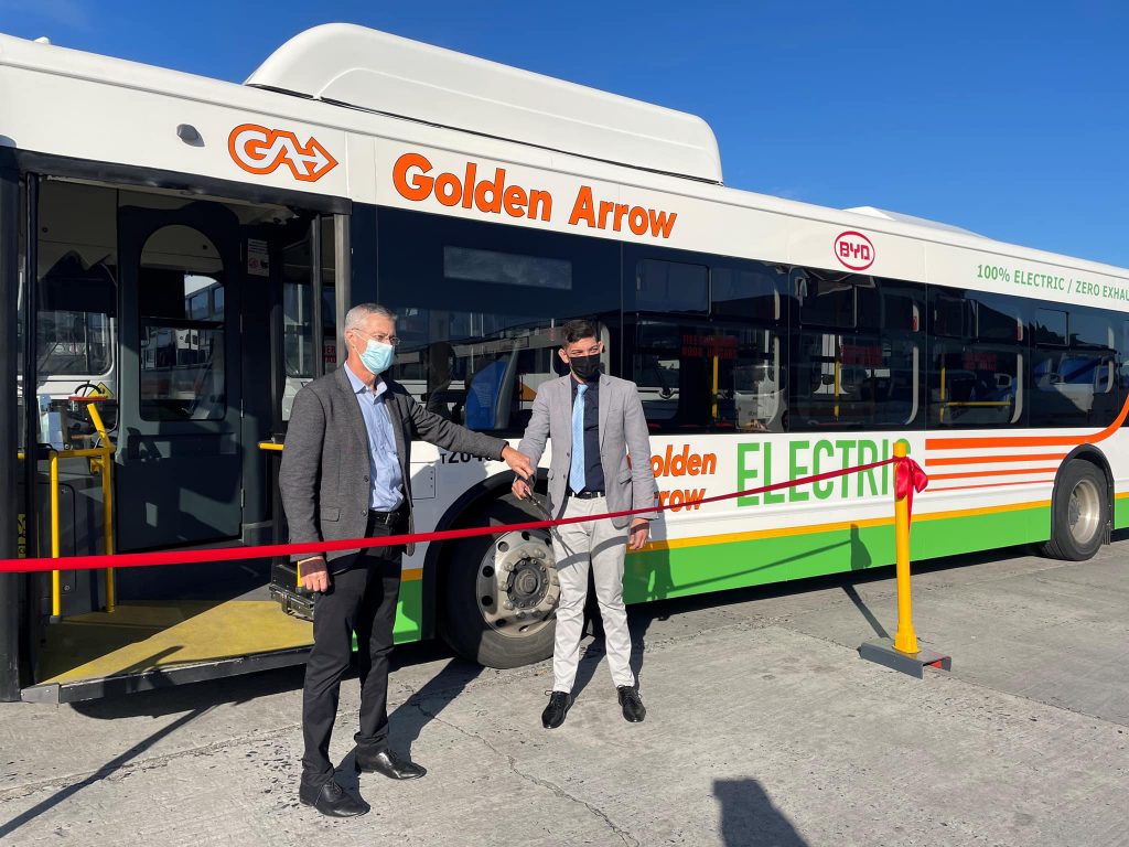 AFRIQUE DU SUD : Golden Arrow introduit des autobus électriques dans sa flotte au Cap© Golden Arrow