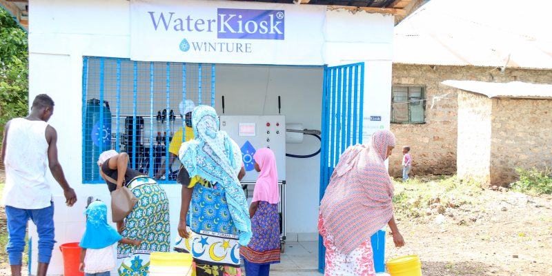 KENYA: Boreal inaugurates a new solar-powered water desalination system©Boreal