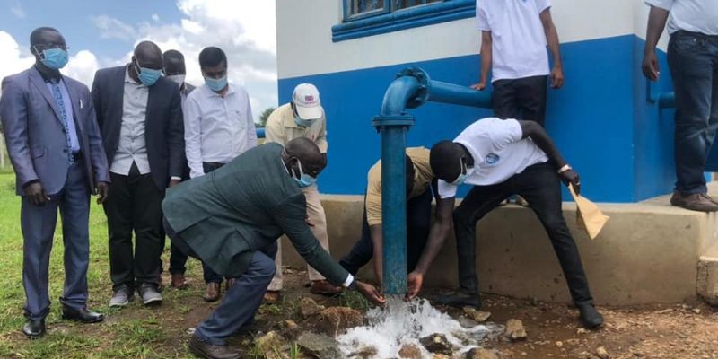UGANDA: A new drinking water supply system supplies 28,500 people in Moyo©Ministry of Water and Environment in Uganda