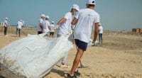 EGYPT: Lafarge Holcim collects plastic waste on Egyptian beaches. ©Lafarge Egypt