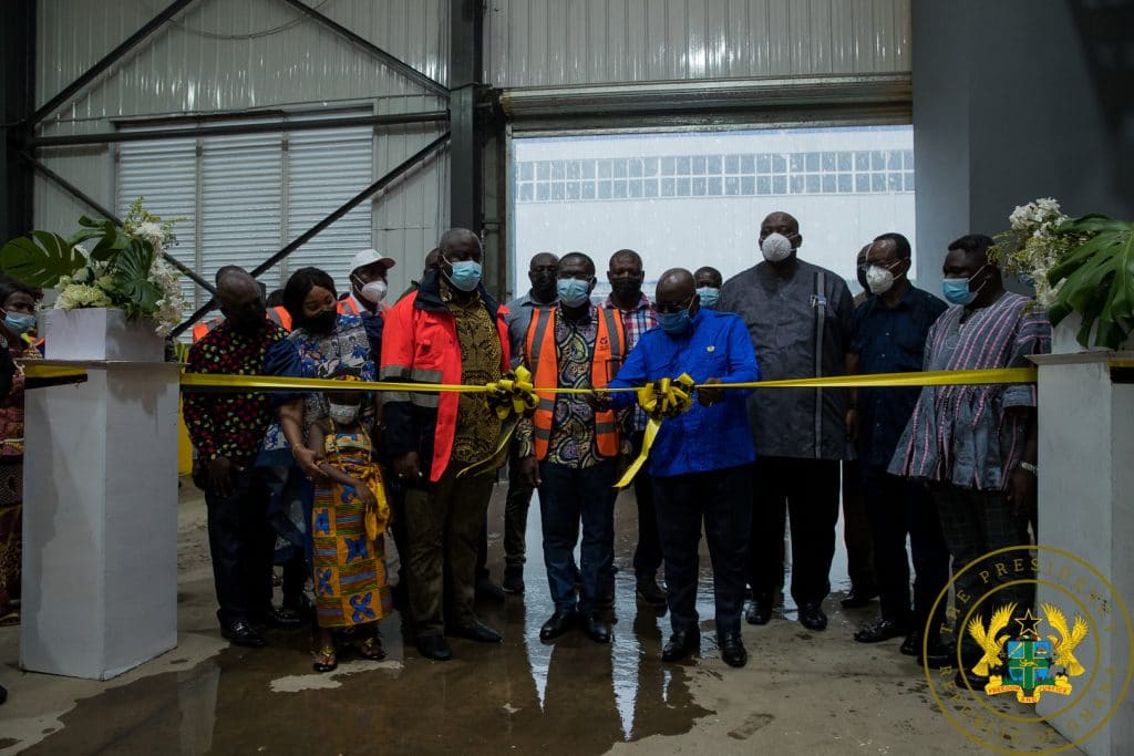GHANA: A new plant recycles solid waste in the city of Accra©Presidency of the Republic of Ghana