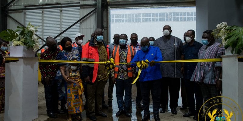 GHANA: A new plant recycles solid waste in the city of Accra©Presidency of the Republic of Ghana