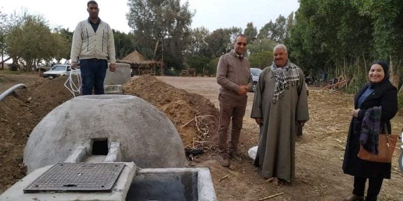 ÉGYPTE : quatre unités produisent du biogaz à partir des déchets organiques à Fayoum©Ministère égyptien de l'Environnement