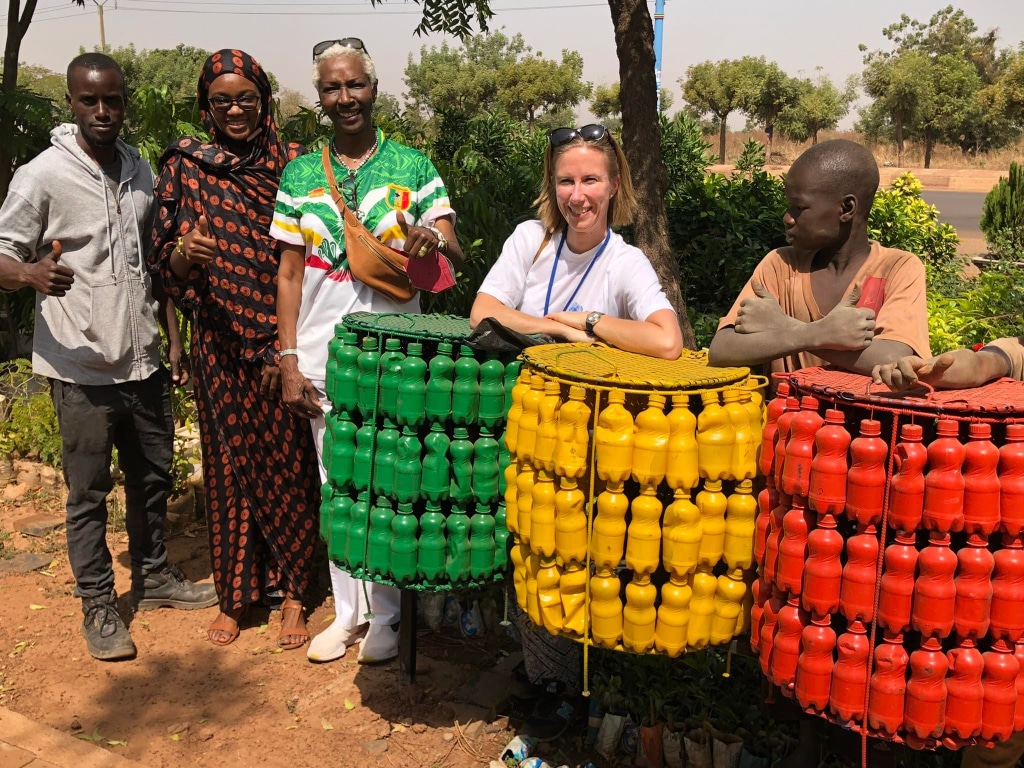 MALI : un parcours sportif bâti à Bamako à partir des déchets plastiques recyclés © Minusma