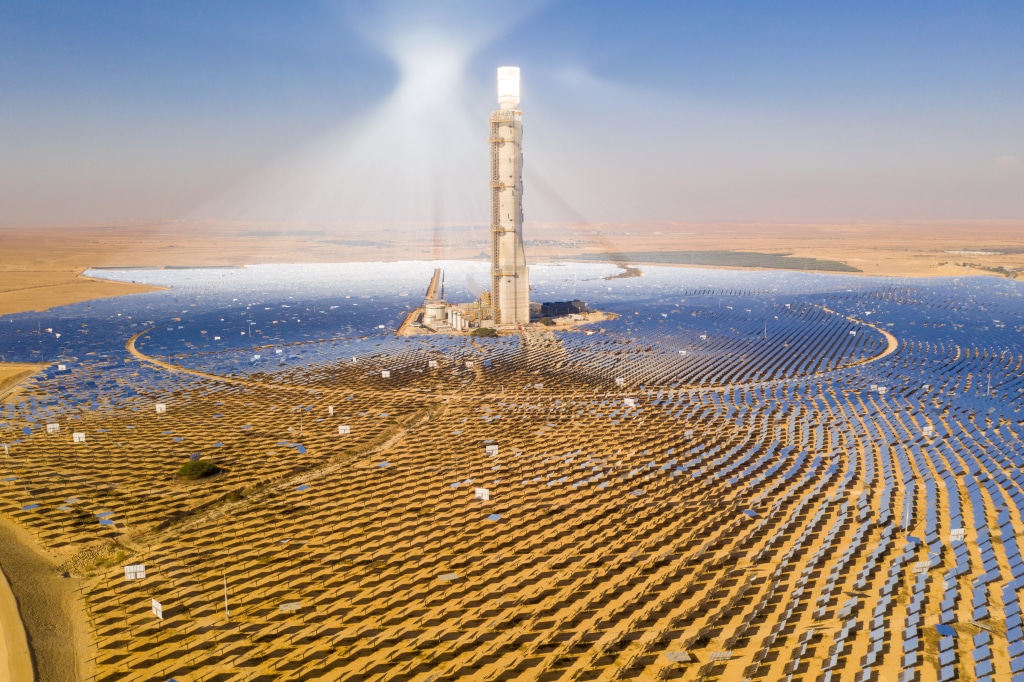 BOTSWANA : un appel d’offres pour deux centrales solaires thermodynamiques de 200 MW©StockStudio Aerials/Shutterstock