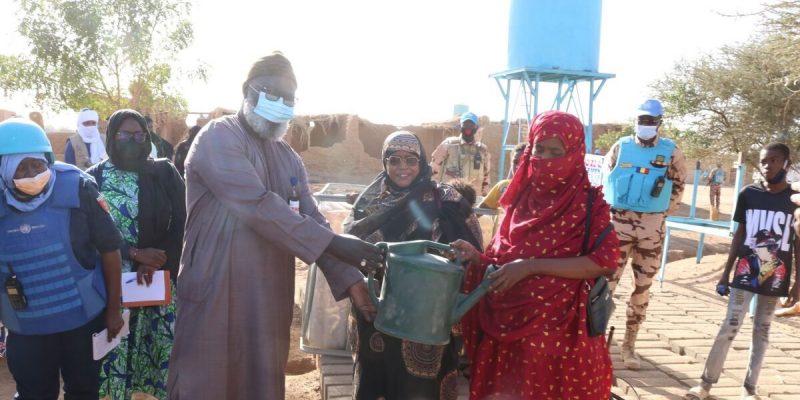 MALI: In Kidal, UNMISMA supports the implementation of water projects©UNMISMA