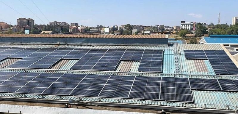 KENYA: Solarise connects a 1.8 MW solar system on the roof of United Aryan© Solarise Africa