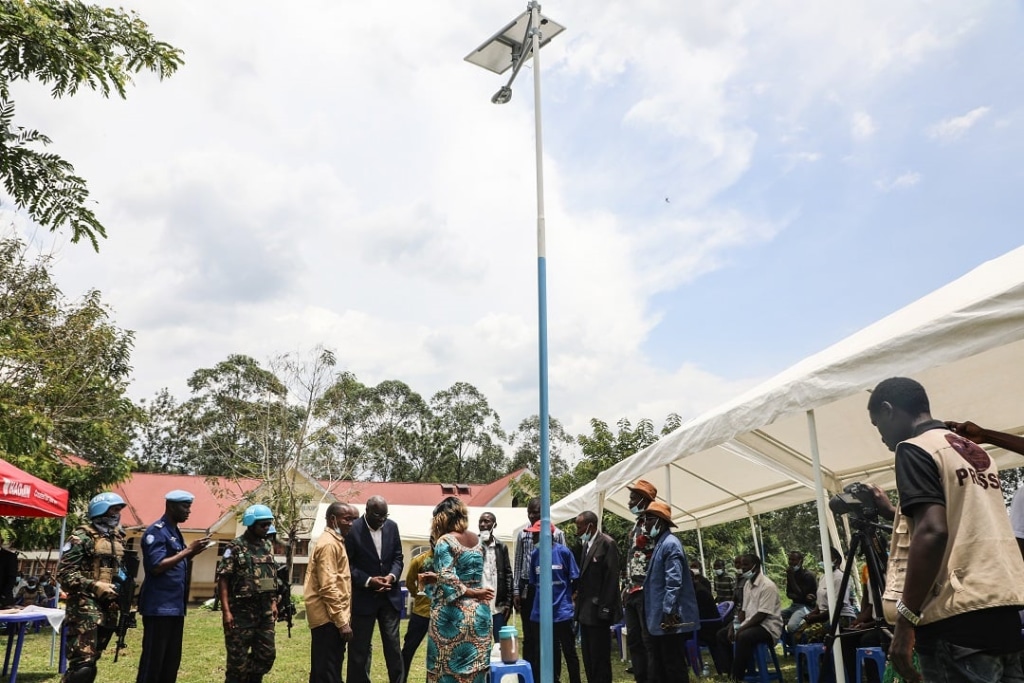 DRC: Faced with insecurity in Beni, Monusco finances solar-powered lighting © Monusco