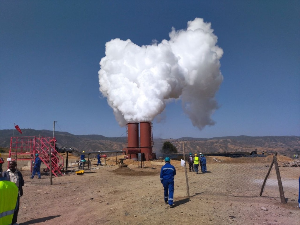 ÉTHIOPIE : début des tests des nouveaux puits géothermiques à Aluto Langano©EEP