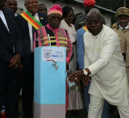 CAMEROON: Two solar-powered water supply systems come into service in the South ©Ministry of Decentralisation and Local Development of Cameroon