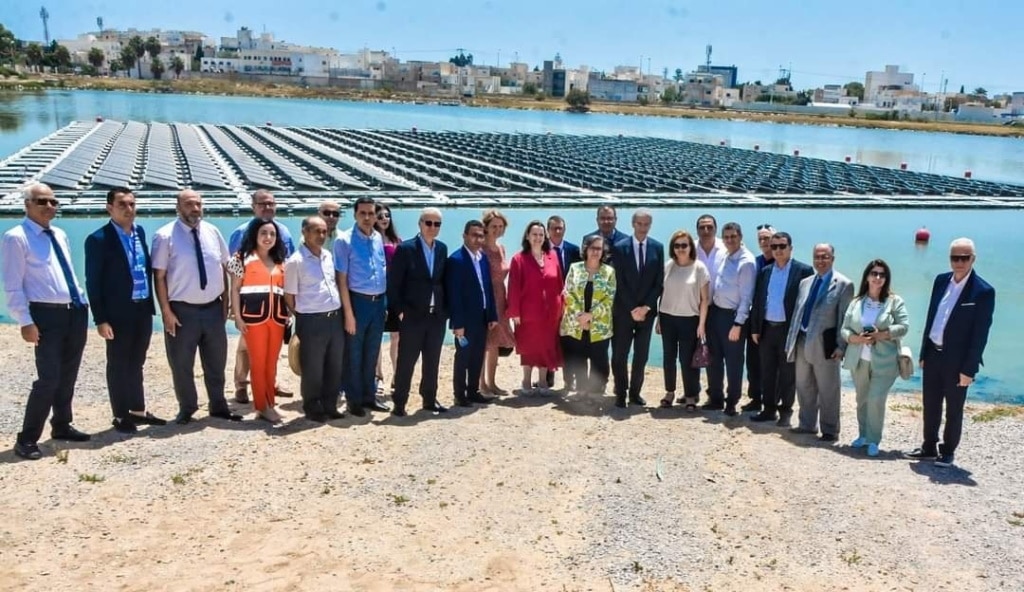 TUNISIE : Qair met en service la 1ère centrale solaire flottante d’Afrique du Nord © France en Tunisie