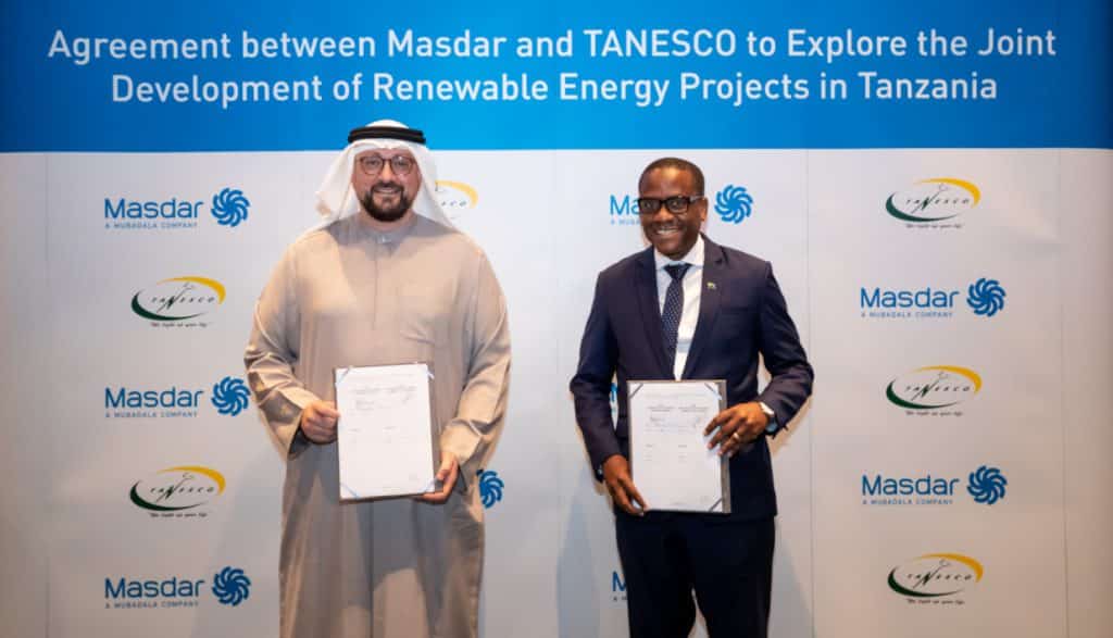 TANZANIE : Tanesco s’allie à Masdar pour la production de 2 GW d’énergies propres©Tanesco