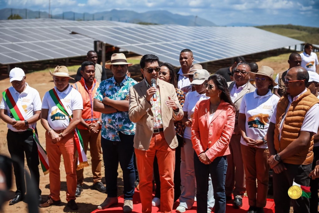 MADAGASCAR: GES inaugurates a solar photovoltaic power plant in Vohémar© Présidence de la République de Madagascar