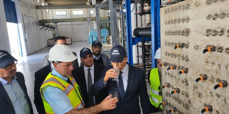 MOROCCO: Laâyoune desalination plant supplies its first m3 of water©Onee