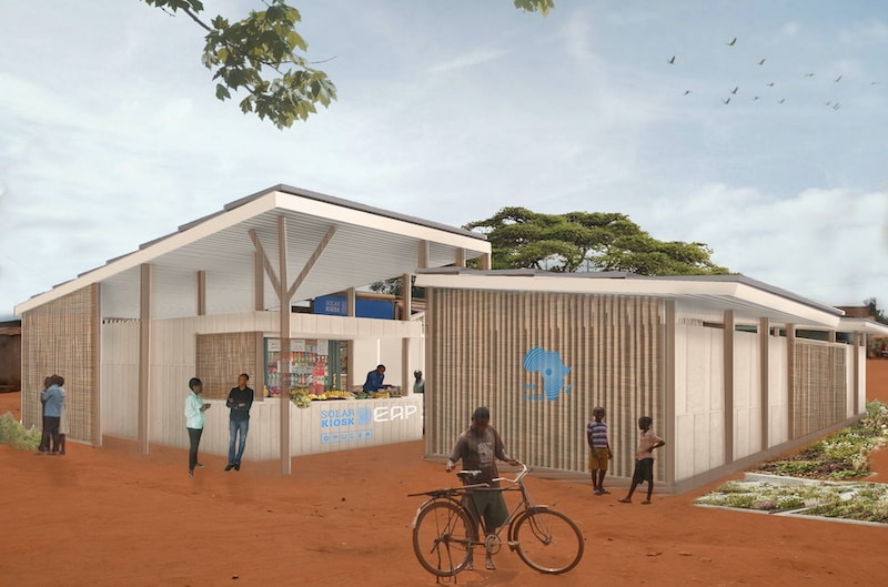 RWANDA : la révolution des centres multiservices alimentés au solaire en zone rurale © Solarkiosk Solutions