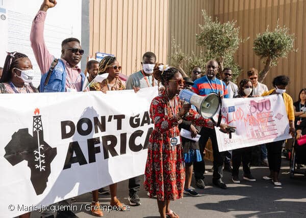 COP27: African activists to oppose oil and gas projects@Greenpeace Afrique