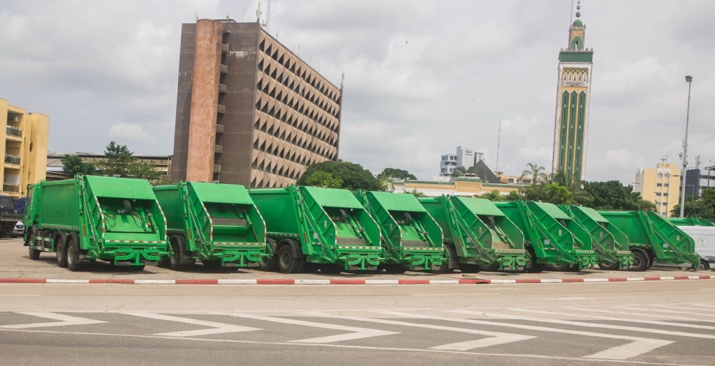 GABON : Clean Africa s’équipe pour améliorer la collecte des déchets à Libreville© Léonce MAKANGA/Présidence de la République du Gabon