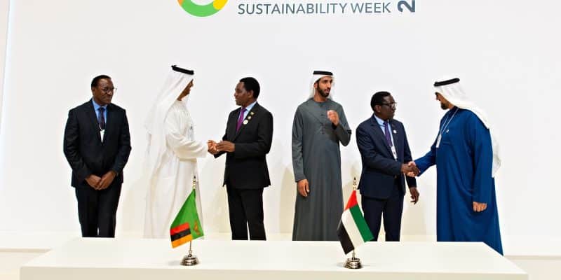 ZAMBIA: Abu Dhabi to invest $2bn in solar with first 500MWp project ©Hakainde Hichilema