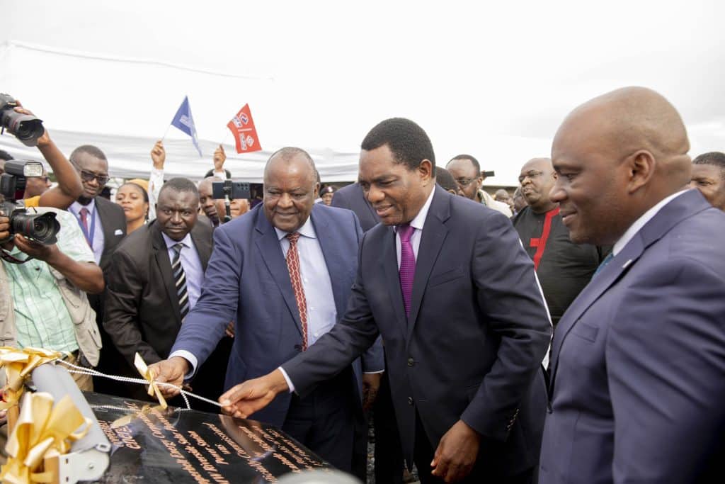 ZAMBIA: A 33 MWp solar photovoltaic power plant comes on stream in Kitwe© Hakainde Hichilema