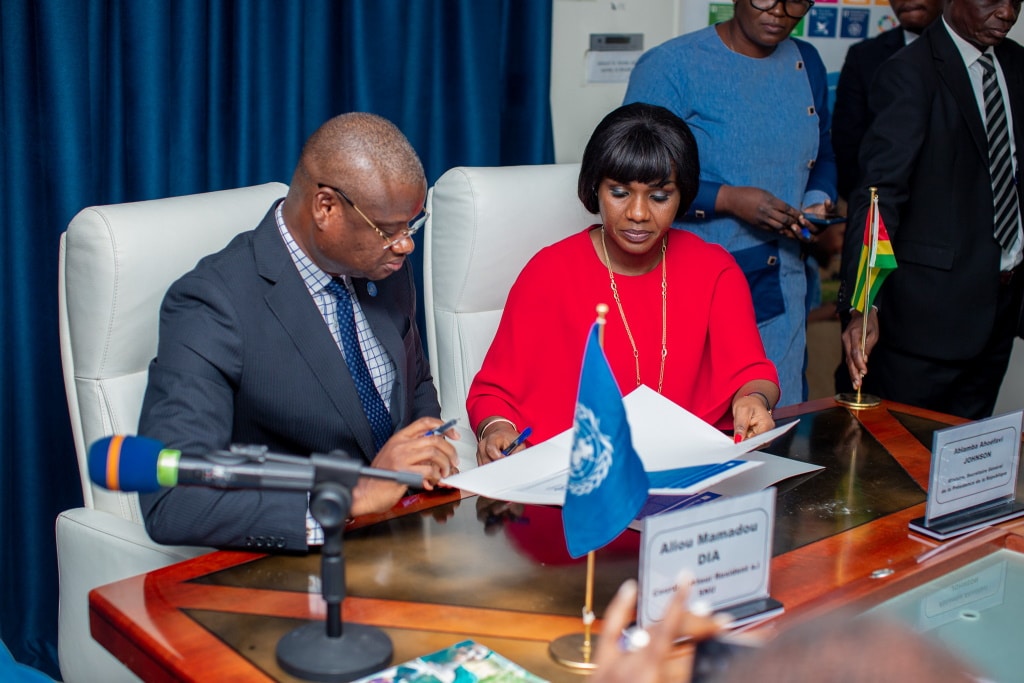 TOGO : 247 M$ seront mobilisés avec l’ONU pour faciliter l’atteinte des ODD © Présidence togolaise