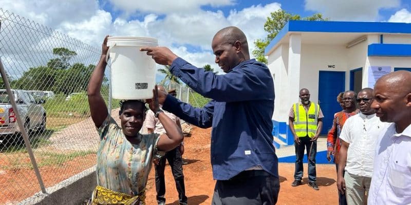 MOZAMBIQUE : à Massafane, une adduction d’eau potable dessert 1 700 personnes ©Ministère mozambicain des Travaux publics