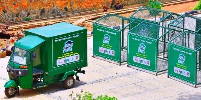 NIGERIA: funded by Coca-Cola, Sweep promotes recycling through its “Green Campus” ©Sweep
