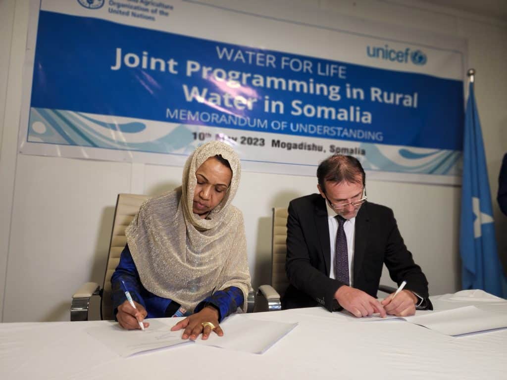 SOMALIA: FAO and UNICEF collaborate to boost water security©UNICEF