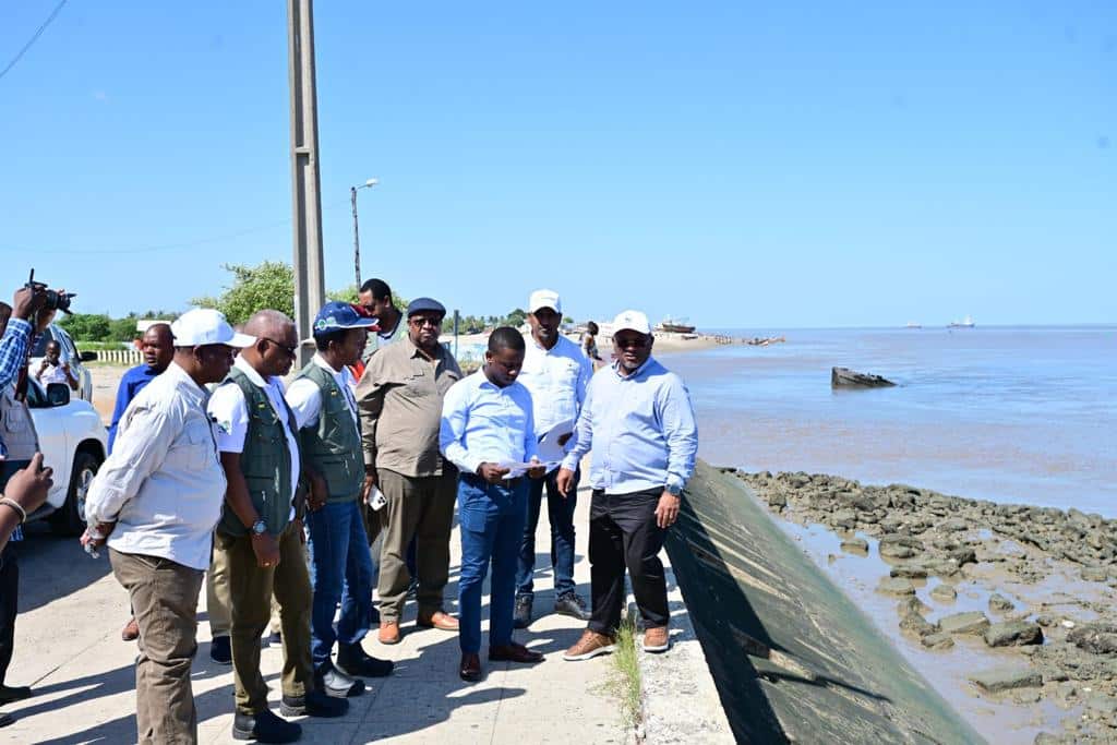 MOZAMBIQUE : à Beira, un projet renforcera la protection côtière face aux inondations ©Ministère de l'Eau au Mozambique