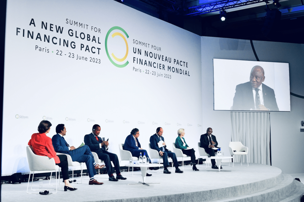 AFRIQUE : à Paris, le plaidoyer de 4 chefs d’États pour accélérer la croissance verte©Présidence sud-africaine