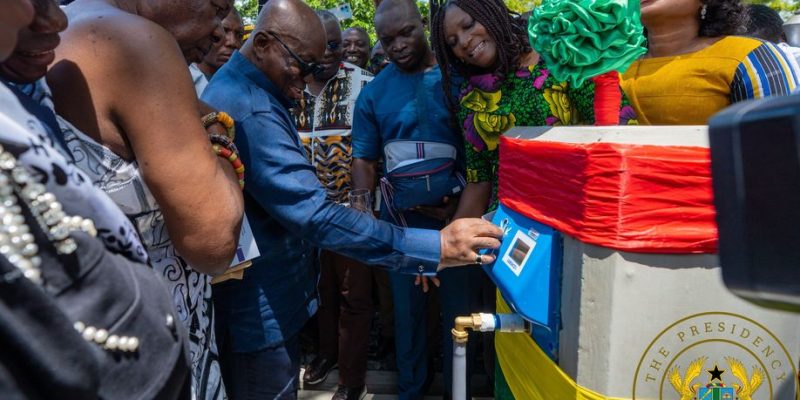 GHANA: 95 communities connected to drinking water in Adaklu ©State House of Ghana