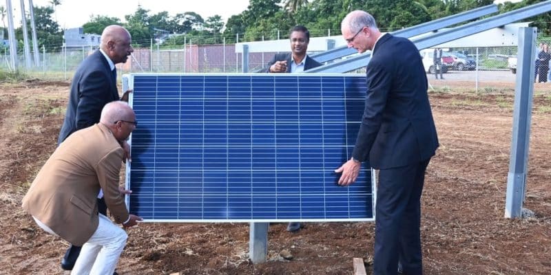 MAURICE : le chantier de la centrale solaire photovoltaïque d’Arsenal est lancé © Georges Pierre Lesjongard