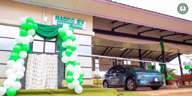 NIGERIA: an electric vehicle charging station inaugurated in Nsukka © NADDC