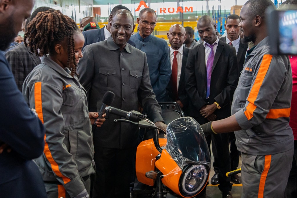 KENYA: Roam inaugurates a factory in Nairobi to manufacture 50000 e-motorbikes a year ©Roam