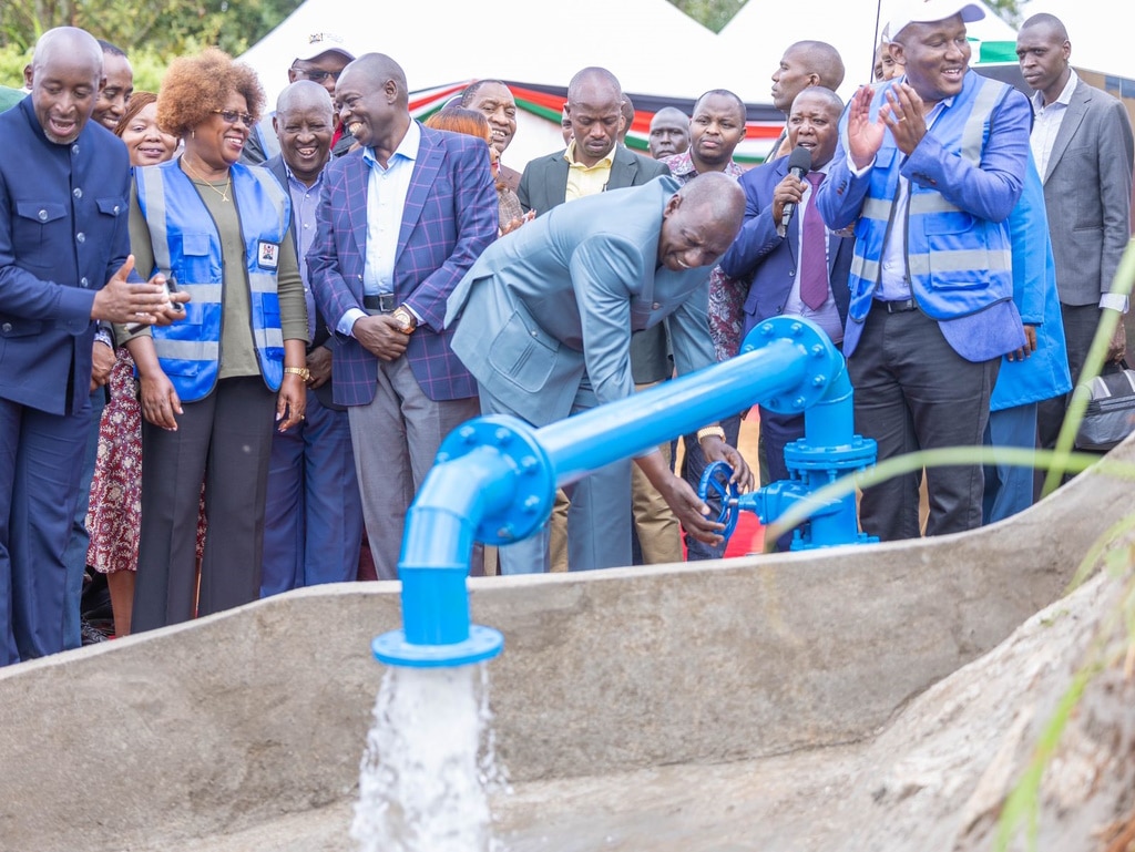 KENYA: the new Kaigunji irrigation system supplies water to 5,000 farmers ©kenyan Ministry of Water